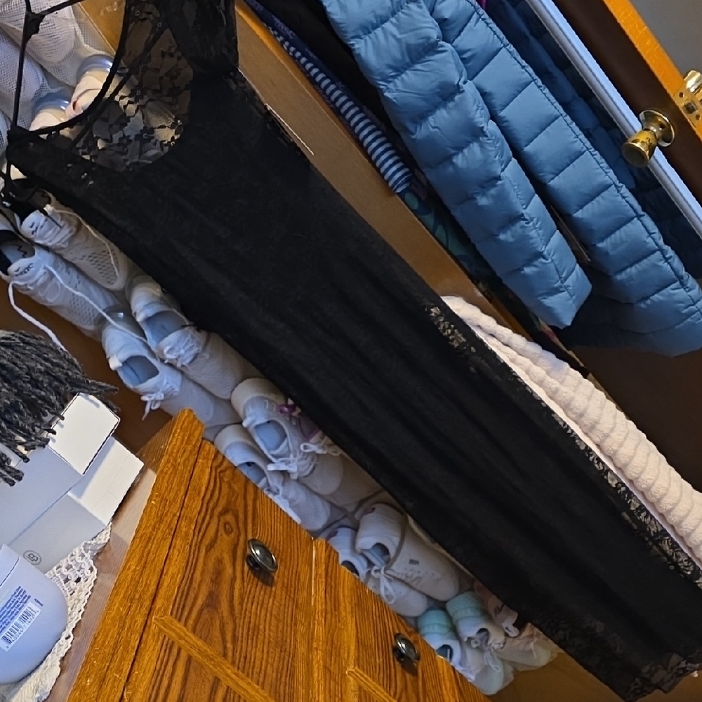 Target Black Lace Maxi Dress